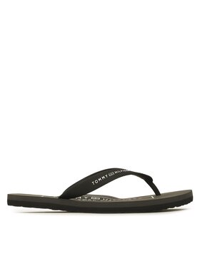 Tommy Hilfiger Japonke Rubber Hilfiger Beach Sandal FM0FM04468 Črna