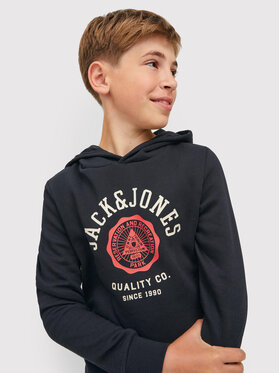 Jack&Jones Junior Jopa Logo 12212287 Črna Regular Fit