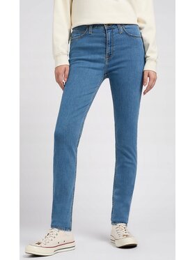 Lee Lee Jeansy Scarlett High Niebieski Skinny Fit