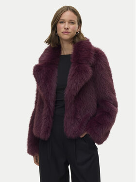 Vero Moda Vero Moda Шуба Nora 10336482 Фіолетовий Regular Fit