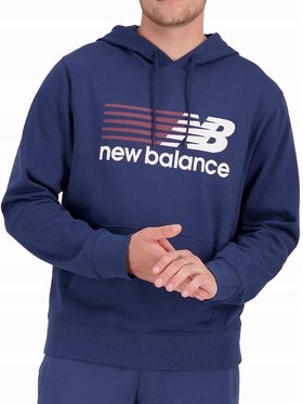 New Balance New Balance Bluza MT23902NNY Niebieski Standard Fit