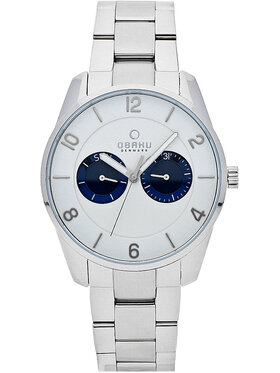 Obaku Obaku Zegarek V171GMCWSC Srebrny