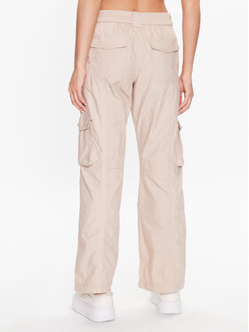 Gina Tricot Hlače Cargo trousers 19671 Bež Regular Fit