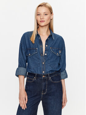 Guess Guess Košile W3YH62 D52S1 Šedá Regular Fit