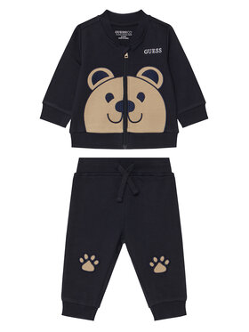 Guess Guess Dres I5YG11 KA6R0 Granatowy Regular Fit