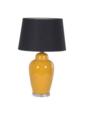 Decoratore Decoratore Lampa Stołowa Kanari z Abażurem Wys. 65cm Żółty