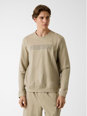 Guess Guess Bluza 181500 Beżowy Classic Fit