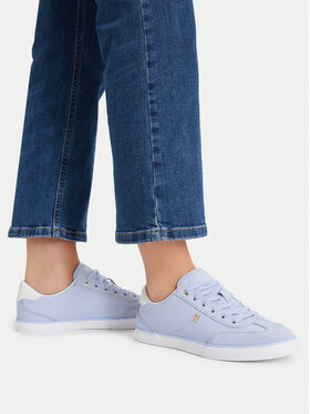 Tommy Hilfiger Tommy Hilfiger Sneakers Th Chic Low Vulc FW0FW09391 Albastru deschis