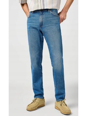 Wrangler Wrangler Jeansy River Niebieski Tapered Fit