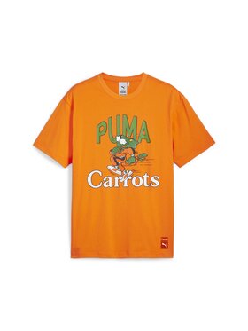 Puma Puma T-Shirt 627443 Pomarańczowy Regular Fit