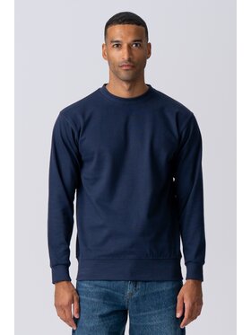 TeeShoppen TeeShoppen Sweter 'Basic Collection' Granatowy Regular Fit
