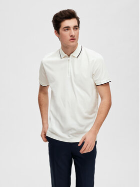 Selected Homme Selected Homme Polo 16089094 Bianco Regular Fit