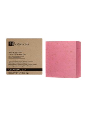 Dr Botanicals Dr Botanicals Odżywcza różana kostka myjąca do twarzy Mydło