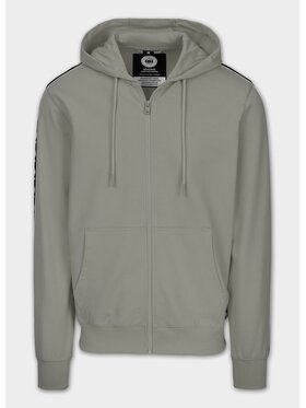 PITBULL PITBULL Bluza męska rozpinana z kapturem TAPE NUGGET S Szary Regular Fit