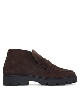 Tommy Hilfiger Tommy Hilfiger Botki Th Enamel Charm Loafer Boot FW0FW09680 Brązowy