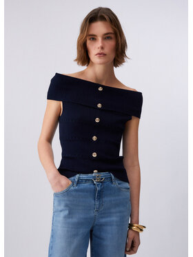 Liu Jo Liu Jo Sweter CA6217MS55NP9583 Fioletowy Slim Fit