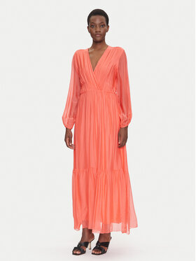 Dixie Dixie Sommerkleid A207W050 Korallenfarben Regular Fit