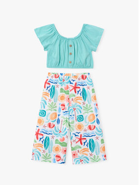 Mayoral Mayoral Komplet zgornjega dela in hlač 3597 Pisana Regular Fit