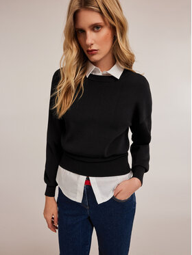 Motivi Motivi Cardigan M147W003182N033 Nero Regular Fit