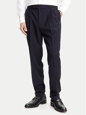 BOSS BOSS Bavlnené nohavice C-Perin-DPL 50545822 Tmavomodrá Tapered Fit