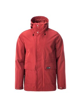 Iguana Iguana Kurtka outdoor Navy II Czerwony Long Fit