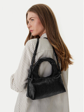 Calvin Klein Calvin Klein Handtasche Emblem Aop Puffer Bag With Strap LV04F3200G Schwarz