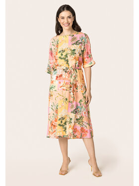 QUIOSQUE QUIOSQUE Sukienka letnia 4UB025 Kolorowy Regular Fit