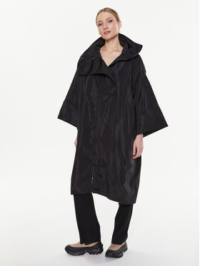 MMC Studio MMC Studio Demisezoninis paltas Foggy Juoda Relaxed Fit