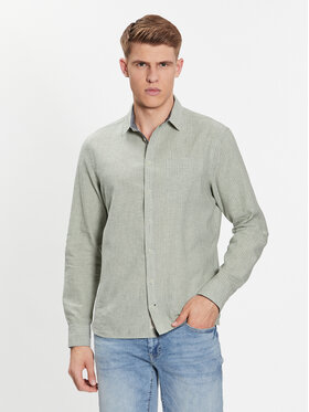 Blend Blend Košile 20715151 Zelená Regular Fit