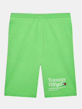 Tommy Hilfiger Tommy Hilfiger Športové kraťasy Timeless KG0KG07253 D Zelená Slim Fit