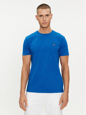 Napapijri Napapijri T-Shirt Selbas NP0A4GBQ Niebieski Regular Fit