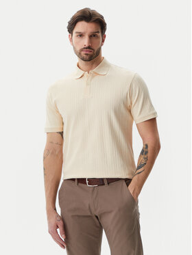 Selected Homme Selected Homme Polo 16094575 Beżowy Regular Fit