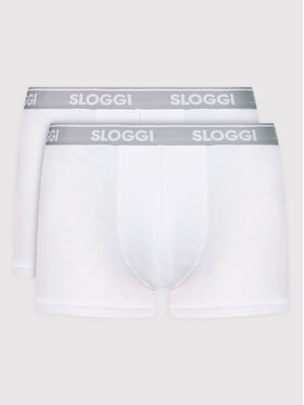 Sloggi Sloggi Komplet 2 par bokserek 10201604 Biały