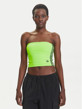 adidas adidas Top adicolor 3-Stripes JX7719 Roheline Slim Fit