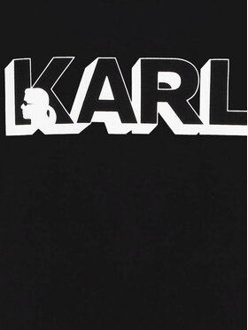 Karl Lagerfeld Kids T-shirt Z30254 S Crna Regular Fit