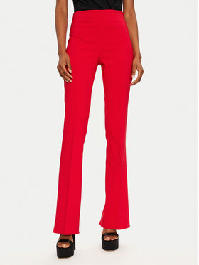 Rinascimento Rinascimento Pantaloni din material 1000769229512 Roșu Regular Fit
