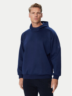 adidas adidas Majica dugih rukava Soft Lux Winter Knit KS0342 Plava Loose Fit
