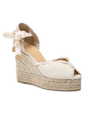 Castañer Castañer Espadrilky Brianda/8ed/001 022992-203 Bílá