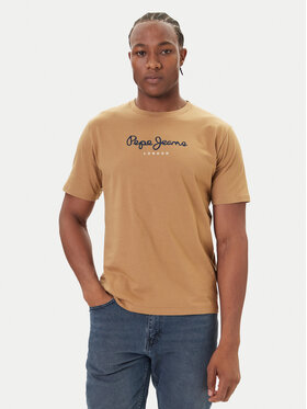 Pepe Jeans Pepe Jeans Majica Eggo N PM509979 Bež Regular Fit