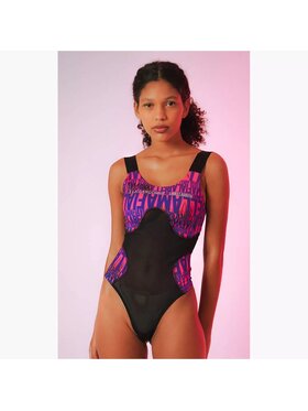 LaBellaMafia LaBellaMafia Body BODY A'LA GARÇONNE Czarny Active Fit