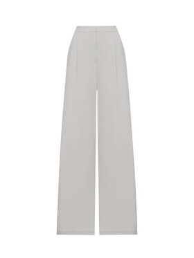 Max Mara Max Mara Chinosy q-roa-35563 Szary Regular Fit
