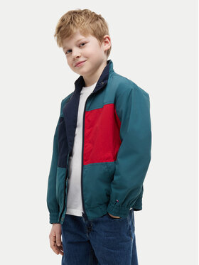 Tommy Hilfiger Tommy Hilfiger Prechodná bunda Flag KB0KB10457 Tmavomodrá Regular Fit