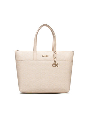 Calvin Klein Calvin Klein Borsetta Ck Must Shopper Lg W/Slip Pkt Mn K60K609354 Beige
