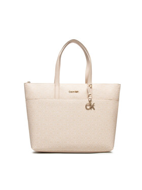 Calvin Klein Calvin Klein Ročna torba Ck Must Shopper Lg W/Slip Pkt Mn K60K609354 Bež