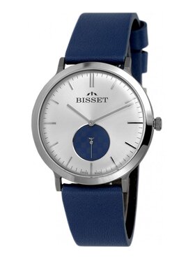 Bisset Bisset Zegarek Bisset-BSCF15DISD03BX Niebieski