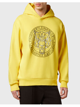 Plein Sport Plein Sport Mikina 1177 Žltá Regular Fit