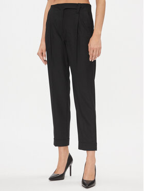 Marella Marella Stoffhose Newport 2331360739200 Schwarz Regular Fit
