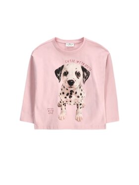 Coccodrillo Coccodrillo S dlouhým rukávem ZC6143102TGK-007 Růžová Regular Fit