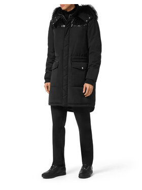 Billionaire Billionaire Parka 15019 Czarny Regular Fit