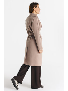 Salme Salme Vlnený kabát Fabia Béžová Regular Fit